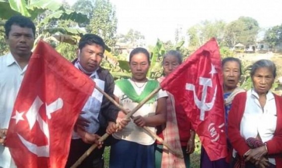 BJP members joined CPI-M in Gandachera : Said, 'Govt did not keep promise'